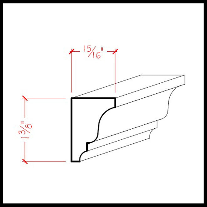 EWSC16 Solid Crown Moulding