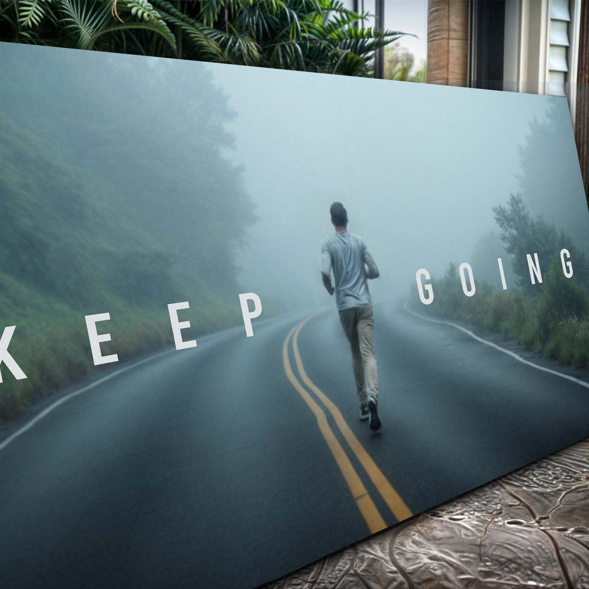 Keep Going Motivational Wall Sign, photo 5 of 10