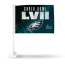 Philadelphia Eagles Super Bowl LVII Car Flag by Dynasty Sports & Framing