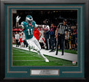 AJ Brown Super Bowl LIX Action Philadelphia Eagles 11" x 14" Framed Football Photo by Dynasty Sports & Framing