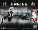Brandon Graham & Milton Williams Super Bowl Sacks Philadelphia Eagles 8" x 10" Collage Photo by Dynasty Sports & Framing