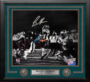 Brandon Graham Strip-Sack Philadelphia Eagles Autographed 11" x 14" Framed Blackout Football Photo by Dynasty Sports & Framing