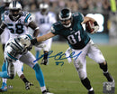 Brent Celek Stiff-Arm Action Philadelphia Eagles Autographed 11" x 14" Football Photo by Dynasty Sports & Framing