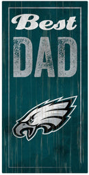 Philadelphia Eagles Dad Wood Sign by Dynasty Sports & Framing