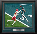 DeVonta Smith Philadelphia Eagles Super Bowl LIX Touchdown 11" x 14" Framed Football Photo by Dynasty Sports & Framing