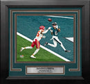 DeVonta Smith Philadelphia Eagles Super Bowl LIX Touchdown 8" x 10" Framed Football Photo by Dynasty Sports & Framing