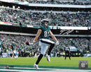 Grant Calcaterra First Touchdown Philadelphia Eagles Autographed 11" x 14" Football Photo by Dynasty Sports & Framing