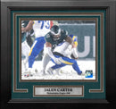 Jalen Carter Snow Bowl Sack Philadelphia Eagles 8" x 10" Framed Football Photo by Dynasty Sports & Framing