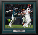 Jalen Carter v. Commanders Philadelphia Eagles 11" x 14" Framed Football Photo by Dynasty Sports & Framing