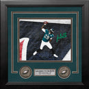 LeGarrette Blount Super Bowl LII Autographed TD Spike Philadelphia Eagles 8" x 10" Framed Photo by Dynasty Sports & Framing