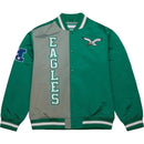 Philadelphia Eagles Mitchell & Ness OG 2.0 Lightweight Satin Jacket by Dynasty Sports & Framing