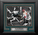 Milton Williams Sacks Mahomes Philadelphia Eagles 8" x 10" Super Bowl LIX Framed Football Photo by Dynasty Sports & Framing