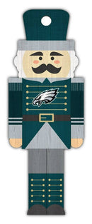 Philadelphia Eagles Wood Nutcracker Ornament by Dynasty Sports & Framing