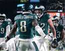 Reed Blankenship with CJGJ Philadelphia Eagles Autographed 11" x 14" Football Photo by Dynasty Sports & Framing