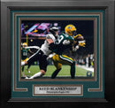 Reed Blankenship v. Packers Philadelphia Eagles 8" x 10" Framed Football Photo by Dynasty Sports & Framing