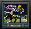Reed Blankenship v. Packers Philadelphia Eagles Autographed 11" x 14" Framed Football Photo by Dynasty Sports & Framing