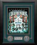 Philadelphia Eagles Super Bowl LII Champions 8" x 10" Framed Collage Football Photo by Dynasty Sports & Framing