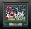 Saquon Barkley Super Bowl LIX Action Philadelphia Eagles 8" x 10" Framed Football Photo by Dynasty Sports & Framing