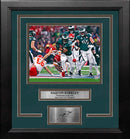 Saquon Barkley Super Bowl LIX Philadelphia Eagles 8" x 10" Framed Photo with Engraved Autograph by Dynasty Sports & Framing
