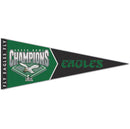 Philadelphia Eagles Super Bowl LIX Champions Retro Logo 12" x 30" Premium Pennant by Dynasty Sports & Framing