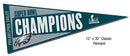 Philadelphia Eagles Super Bowl LIX Champions 12" x 30" Classic Pennant by Dynasty Sports & Framing
