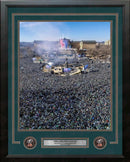 Philadelphia Eagles Super Bowl LIX Champions Parade at the Art Museum 16x20 Framed Football Photo