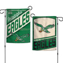 Philadelphia Eagles Super Bowl LIX Champions 12.5" x 18" Throwback Garden Flag