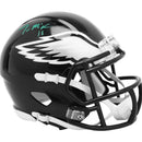 Tanner McKee Philadelphia Eagles Autographed Black Mini-Helmet by Dynasty Sports & Framing