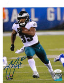 Boston Scott in Action v. NY Giants Philadelphia Eagles Autographed 11" x 14" Football Photo by Dynasty Sports & Framing