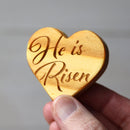 Engraved Easter Hearts