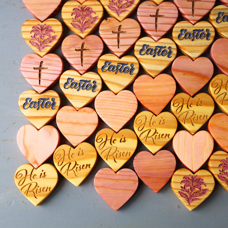 Engraved Easter Hearts, photo 14 of 14