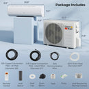 X-Pro 35000 BTU 3 Zone 22.5 SEER2 Ceiling Cassette Mini Split AC by DirectDeals