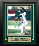 Dennis Eckersley in Action Oakland Athletics Autographed 8" x 10" Framed Baseball Photo by Dynasty Sports & Framing