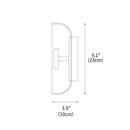 Eclipse Halo Wall Lamp 9.1"