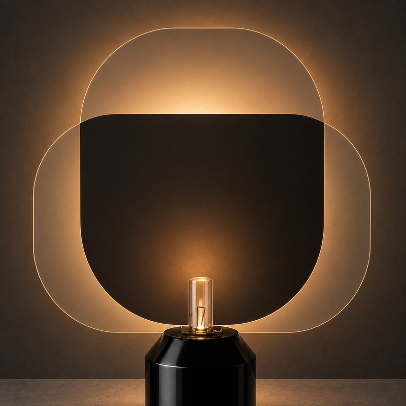 Eclipse Glow Lamp, close-up of the surface