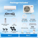 EcoGuard Series 9000 BTU 19 SEER2 115V Mini Split Air Conditioner and Heater by LJGDeals