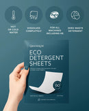 GroundLuxe Eco-friendly Laundry Detergent Sheets by GroundLuxe