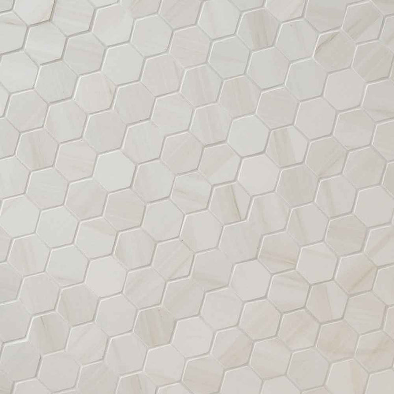 MSI Eden Dolomite Porcelain Mosaic Hexagon Wall and Floor Tile