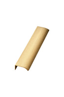 Brushed Bronze "Edge Straight" Tab Drawer Pulls