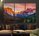 El Capitan Yosemite National Park Canvas Wall Art Print