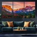 El Capitan Yosemite National Park Canvas Wall Art Print