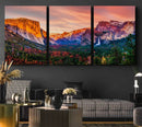 El Capitan Yosemite National Park Canvas Wall Art Print