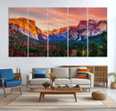 El Capitan Yosemite National Park Canvas Wall Art Print
