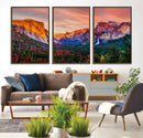El Capitan Yosemite National Park Canvas Wall Art Print