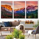 El Capitan Yosemite National Park Canvas Wall Art Print
