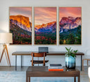 El Capitan Yosemite National Park Canvas Wall Art Print