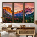 El Capitan Yosemite National Park Canvas Wall Art Print