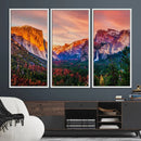 El Capitan Yosemite National Park Canvas Wall Art Print