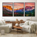 El Capitan Yosemite National Park Canvas Wall Art Print