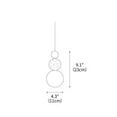 Elara Duo Pendant Lamp 4.3"